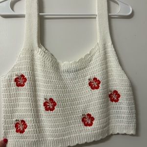 Knit cropped tank NWOT